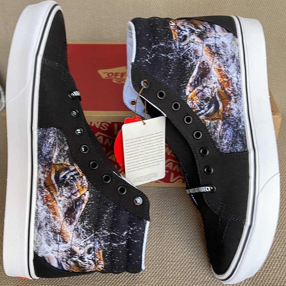 Vans Comfycush Sk8-Hi Discovery Project Tigers MEN`S - Picture 12 of 16